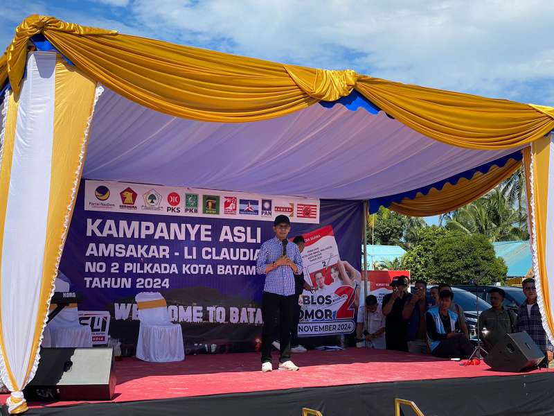 Kampanye Paslon Amsakar-LCC di Sijantung Galang Berjalan Kondusif