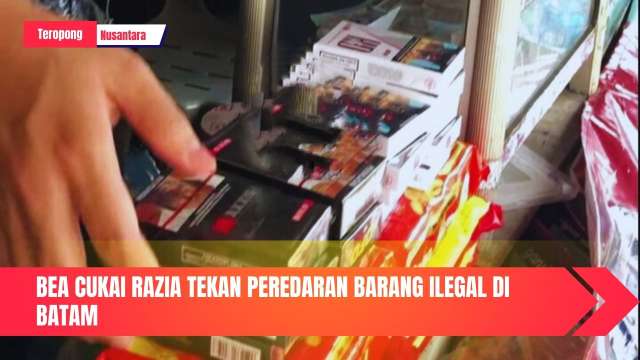 Tekan Peredaran Rokok dan Mikol Ilegal Bea Cukai Batam Lakukan Razia