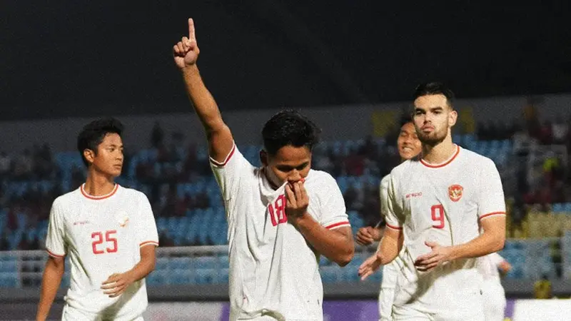 Timnas U20 Libas Timnas U20 India Dengan Skor Telak 4-0